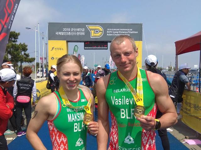 Анна Максимова и Александр Василевич – чемпионы Азии на длинной дистанции